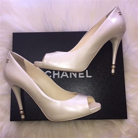 chanel pump with thick heel|Chanel pumps.